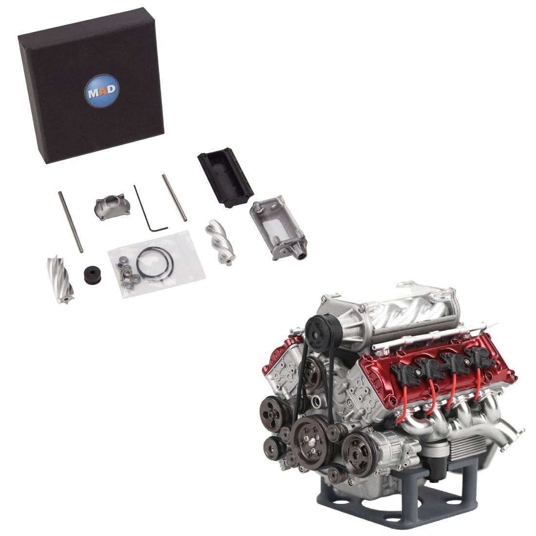 V8 engine model kit