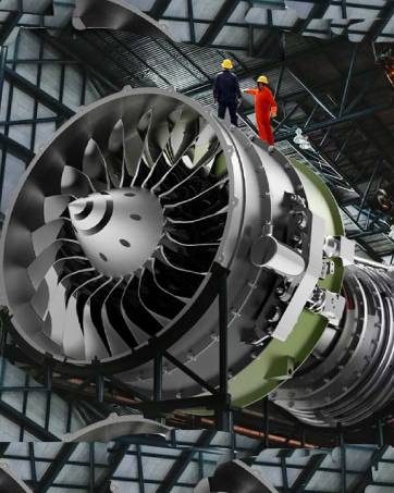 TECHING Mechanical Dual-Spool Turbofan Engine 